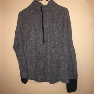 Grey workout fleece